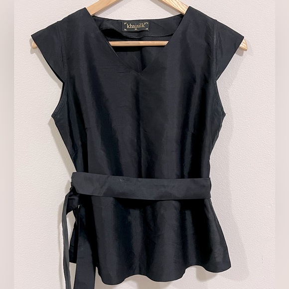 khaisilk Tops - Khaisilk black top.